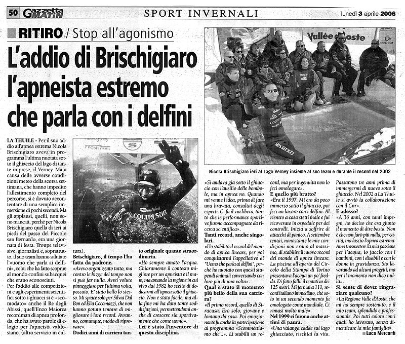 il ritiro ..
